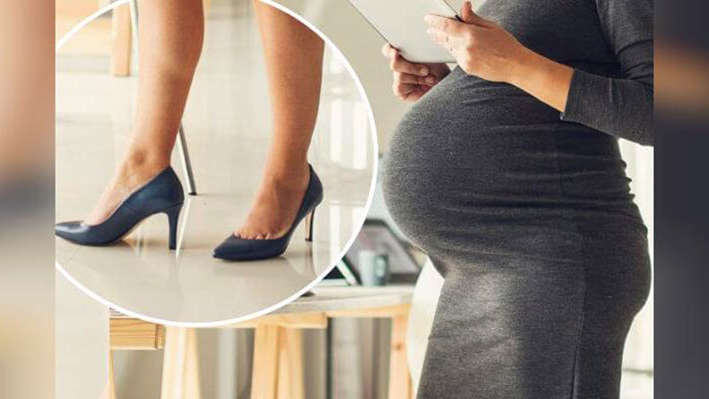 عوارض خطرناک پوشیدن کفش پاشنه بلند در بارداری
