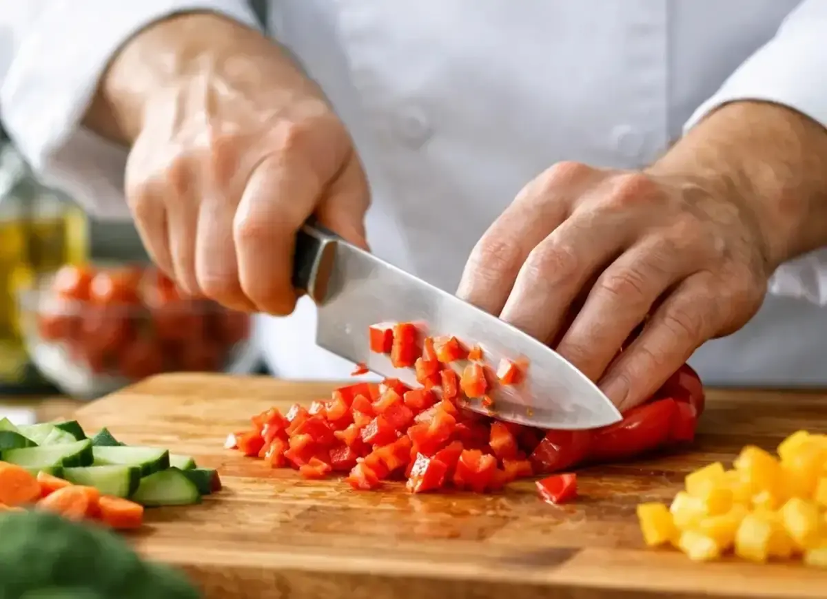 روش استفاده صحیح از چاقوی آشپزخانه + نکات ایمنی