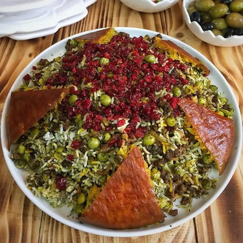 طرز تهیه نخود پلو با گوشت چرخ کرده