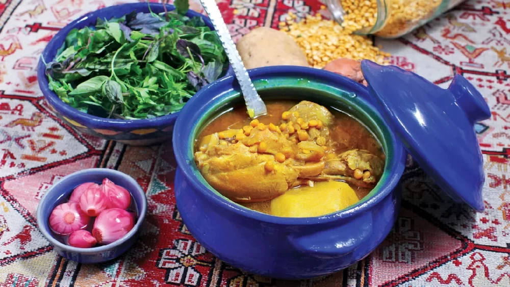 طرزتهیه آبگوشت مرغ رستورانی خوشمزه