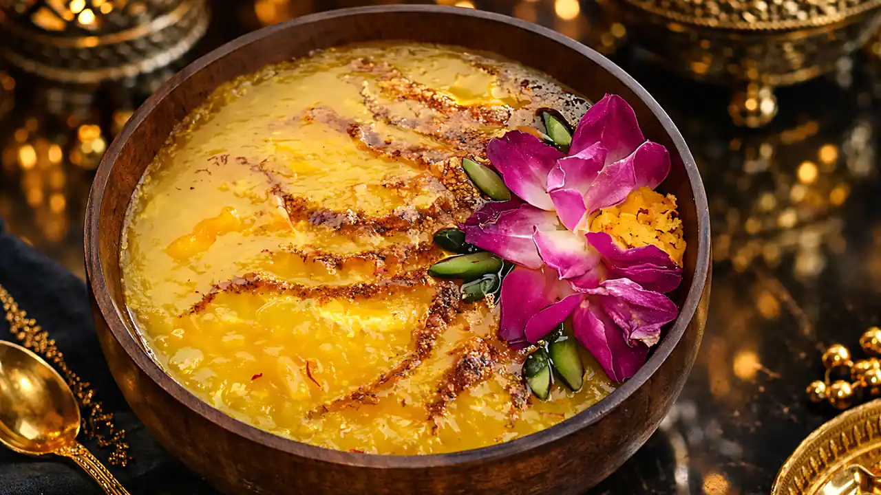 طرز تهیه شله زرد ساده؛ یک شیرینی سنتی و مقوی برای افطار