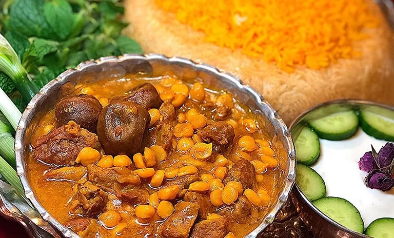 طرز تهیه خورشت قیمه یزدی خوش رنگ و لعاب خانگی