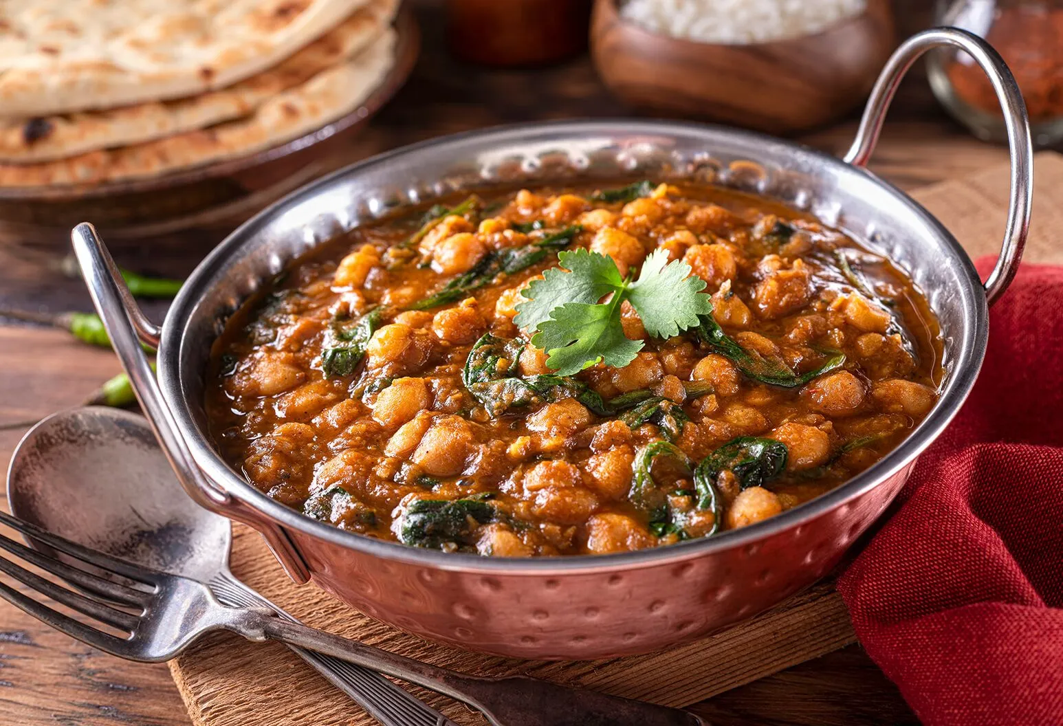 دستور تهیه خوراک چوله پالک هندی